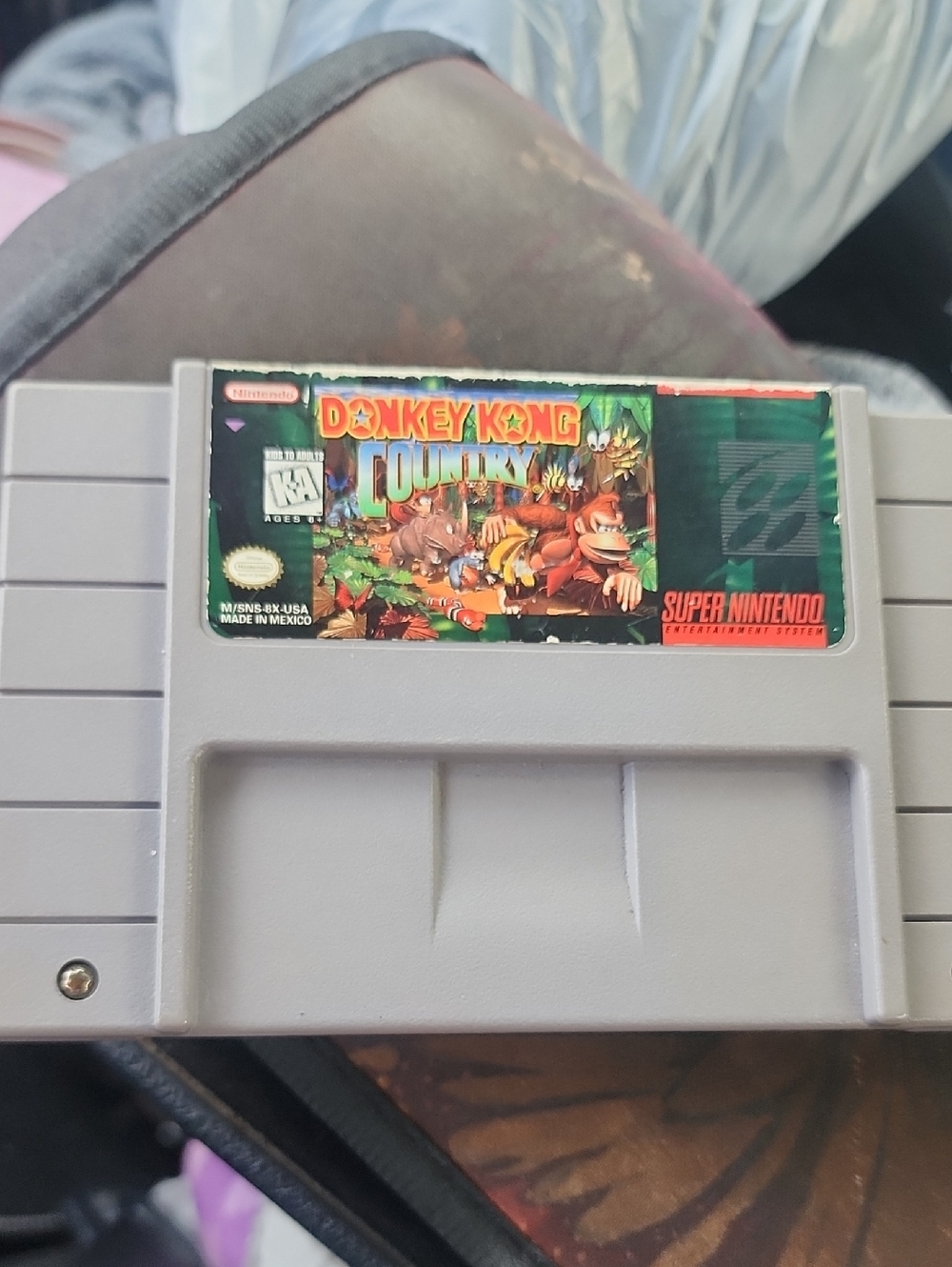 Nintendo Donkey Kong Country SNES Cartridge - Rare Super Nintendo Game!